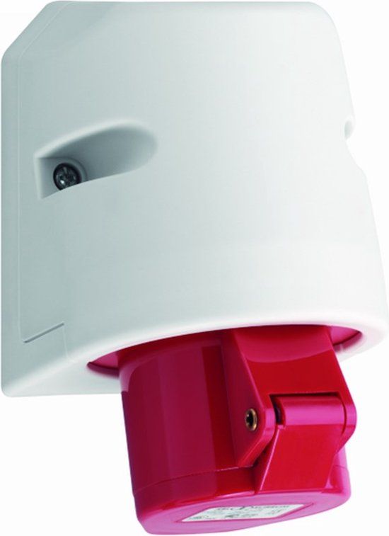 QwattPro CEE Wandcontactdoos ABS IP44 250V/16A/2p+A/6h bl. - 2042010