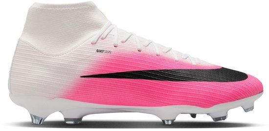 Nike Voetbalschoen Mercurial Superfly 11 FG/MG - Wit/Roze - Maat 40