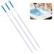 Brosse de nettoyage de tuyau flexible - 72 cm - Set de 3 - Métal et nylon - Brosse de vidange