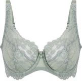 Hunkemöller Dames Lingerie Niet-voorgevormde beugel bh Daisy - Groen - maat C90