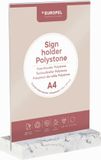 Europel Kaarthouder Luxe A4 Polystone Wit