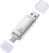 Renkforce RF-USBOS-230 USB-stick 64 GB Zilver RF-6688140 USB-A, USB-C