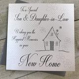 Witte White Cotton Cards Handgemaakte kaart voor thuis, code Ss252-Sd