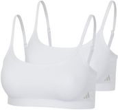 adidas Sportswear 2PK Bralette - Sport Active Modal Comfort - Dames - Wit - Maat XL