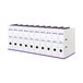 ELBA myColour 100025923 plastic mappen, 10 stuks, wit/violet
