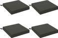 vidaXL - Zitkussens - SOEST - 4 stuks - 100% Polyester - Antraciet