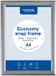 Europel Economy Kliklijst – Posterlijst – A4 – 21 x 29,7 cm – 25mm – Aluminium – Zilver