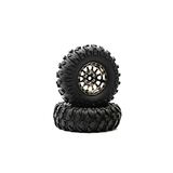 Duratrax Klasse 1 Showdown CR C3 Mntd 1.9" Blk/Chr (2)
