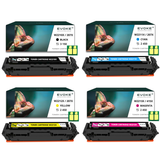 Evoke HP 207X W2210X W2211X W2212X W2213X Toner Cartridge Set (Black, Cyan, Yellow, Magenta) with Chip - 10500 Pages