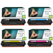 Evoke HP 207X W2210X W2211X W2212X W2213X Jeu de cartouches de toner (noir, cyan, jaune, magenta) avec puce - 10500 pages