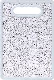 Urban Living Keuken Snijplank - Marmer Look - Wit - Kunststof - 30 x 20 cm