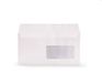 Oxford 100102009 zelfklevende enveloppen formaat 110 x 220 mm met venster 45 x 100 mm, wit, 500 stuks