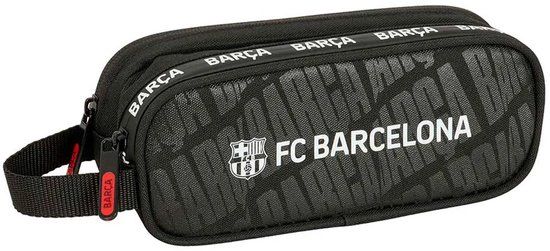 Safta FC Barcelona Dubbele Etui - Polyester - 21x8x6 cm - Multicolor