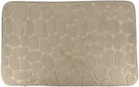 Tendance Badmat mat Pebble - microfiber - Memory Foam - taupe - 50 x 80 cm - antislip - badkamer