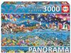 Educa - Het Leven - Panorama Puzzel 3000 Stukjes - Legpuzzel