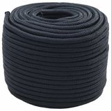 vidaXL Boottouw 5 mm 50 m Koninklijk Blauw Polyester
