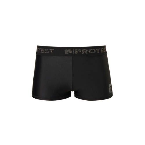 Protest zwemboxer met logo zwart - Maat: one size