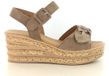 Gabor - Dames - Platte sandalen - Cognac - Maat 38.5