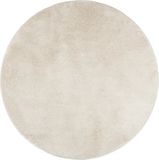 vidaXL - Vloerkleed - OVIEDO - laagpolig - Ø - 160 cm - beige