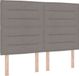 vidaXL Boxspring Bed met Hoofdeinde Taupe 140 x 200 cm Stof
