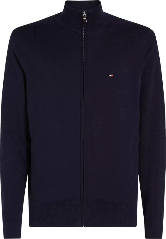 Tommy Hilfiger Heren Vest Katoen - Donkerblauw - Maat: M