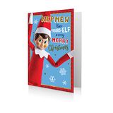 Officiële Elf op de plank Officiële neef kerstkaart