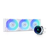 Chieftec CLC-360-RGB-W Iceberg White 360mm AIO Liquid CPU Cooler with 3x 120mm RGB PWM Fans