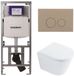 Geberit QeramiQ Dely Toiletset - Glans Wit