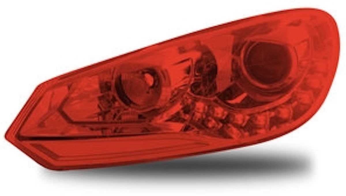 AutoStyle Koplamp-/achterlicht Folie - Rood - 1000x30 Cm