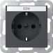 GIRA prise SCHUKO 446228, BSF+SH système 55, anthracite