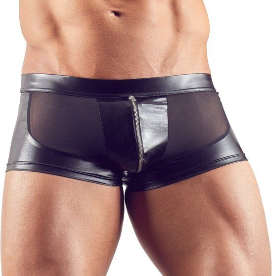 Svenjoyment Heren Boxershort - Zwart - L - Wetlook