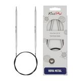 KnitPro Nova Metal rondbreinaalden 120cm 5.00mm
