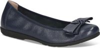 Caprice Dames Ballerina 9-22153-42 Ocean Deer Blauw Leer Maat 37 EU