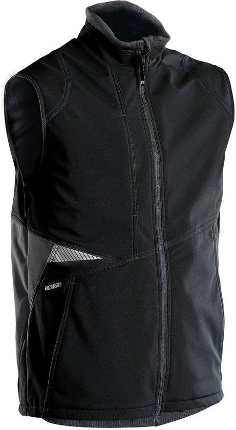 Dassy Dassy Fusion softshell bodywarmer D-FX Zwart/Grijs maat L