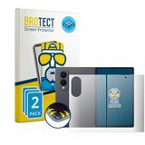 BROTECT Screenprotector voor Samsung Galaxy Z Fold 8 (Voor+Achter) - Folie Beschermfolie matte volledig dekking 2 Stuks