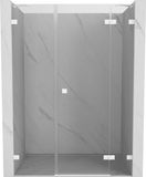 Mexen Lunar porte de douche à droite 150 cm, transparent, blanc