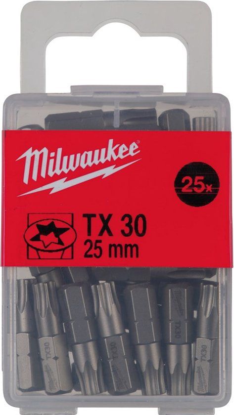 Milwaukee Schroefbits TX 40 x 25 mm - 25 stuks - 4932399600