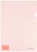 Jorde 90420 Nagelmap, polypropyleen, A4, roze