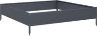 vidaXL Verhoogde Plantenbak Staal Antraciet 100x100x26 cm