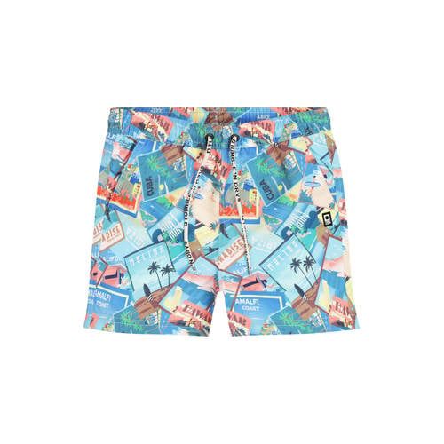 Tumble 'n Dry zwemshort blauw met all over print