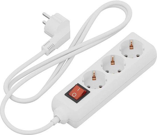 Calex Tafelcontactdoos 3v 1.4m Wit