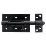 AMIG schuifslot/plaatgrendel - staal - 8.5cm - zwart