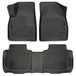 Husky Liners Weatherbeater Floor Mats | Fits 2019-2025 Chevrolet Blazer; 2017-2025 Cadillac XT5; 17-23 GMC Acadia | Front & 2nd Row, 3-pc Black - 99141