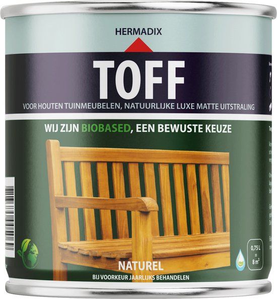 Hermadix Toff Teak onderhoudsolie - 0,75 liter - Transparant