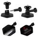2-Pack Fixation Casque Adhésive Flexible pour Caméras d'Action