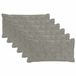vidaXL Kussensloop Lichtgrijs 40 x 70 cm (6 stuks)