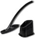 Unyqoos® Noir silicone brosse WC avec support