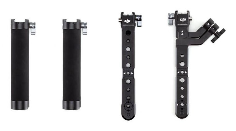 DJI RS 3 Pro/RS 3/RS 2/RSC 2 Handle - Black - 4 Pack