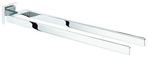 tesa Deluxxe handdoekhouder - zelfklevend - verchroomd - 448 mm