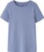 NAME IT - NKFNAKAL SS SLIM TOP NOOS - Meisjes - T-shirts - Maat 158/164 - Katoen/Elastaan - Paars